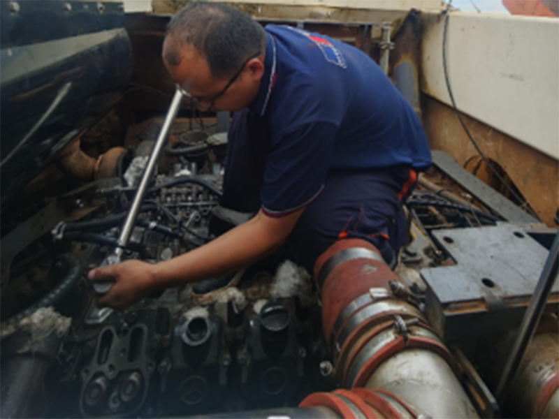 烏干達(dá)MTU183發(fā)動機大修